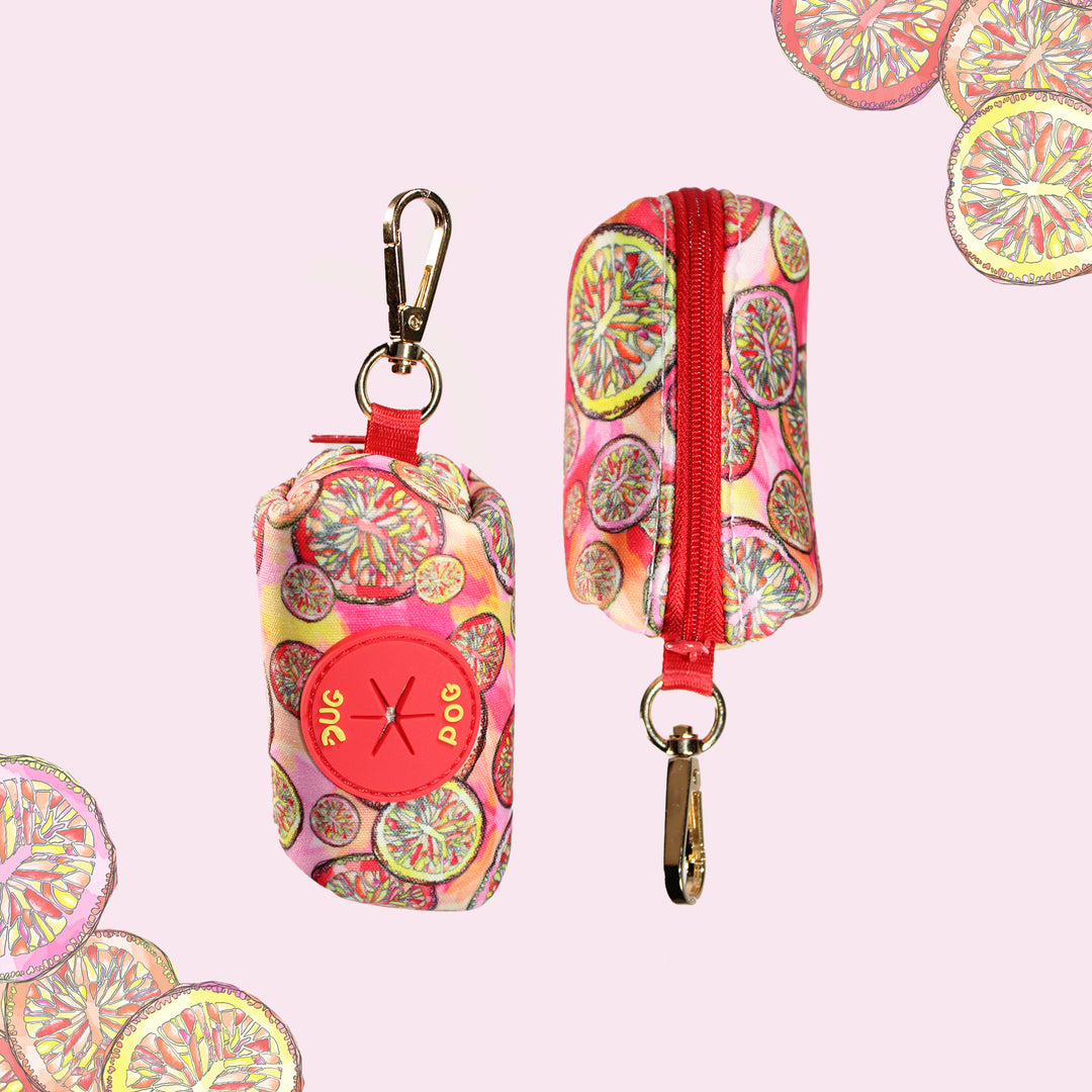 Poo bag holder - Sweet Clementine